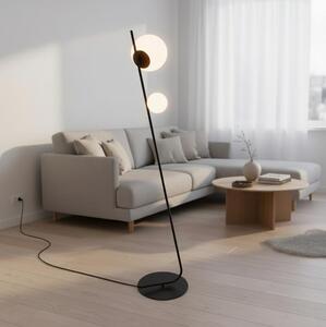 Lampă de podea TATU 2xG9/8W/230V neagră