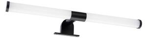 Aplica LED pentru oglindă de baie 2-în-1 APA, 6W/230V, 40 cm, IP44, negru