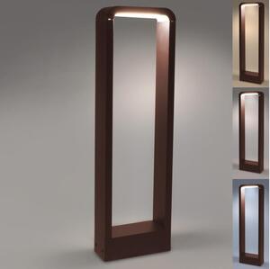 Brilagi - Lampă LED de exterior BARI, 7W, 230V, 3000/4000/6000K, maro, IP54, 50 cm