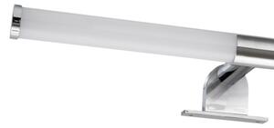 Aplica LED pentru oglindă de baie 2-în-1 APA LED, 6W, 230V, 40 cm, IP44, crom lucios