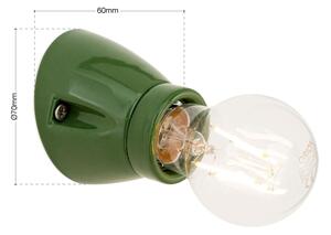 Orion - Aplică de perete FROST 1xE27/60W/230V, verde