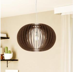 Eglo 95026 - Pendul pe cablu STELLATO, 1xE27/60W/230V, diametru 70 cm, maro