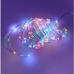Ghirlandă LED pentru exterior 100xLED/3xAA 5,45 m IP44 multicoloră