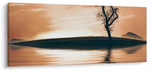 Tablou - Copaci pe insulă (120x50 cm)