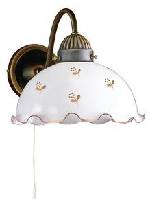 Kolarz 731.61.160 - Lampă de perete NONNA 1xE27/75W/230V, decor floral, aur roz