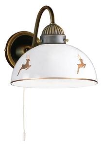 Kolarz 731.61.150 - Aplică de perete NONNA 1xE27/75W/230V cu ornament cerb, aur roz