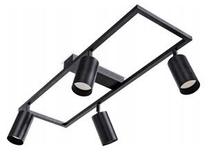 Spot 4x GU10/30W/230V, negru