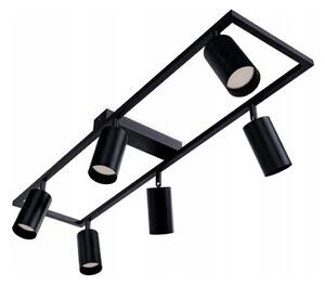 Lampă spot 6xGU10/30W/230V, neagră