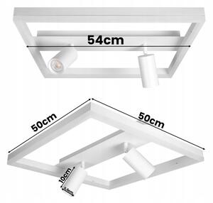 Plafonieră LED/38W/230V + 2xGU10/30W alb