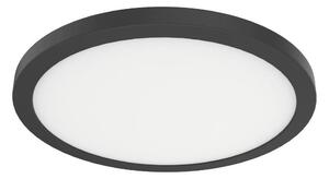 Plafonieră LED EVORA, 18 W, 230 V, temperatură de culoare 3000/4000/6000 K (reglabilă), diametru 22,5 cm, negru