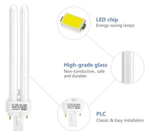 Bec economic CFL G24d-3/26W/230V 6500K