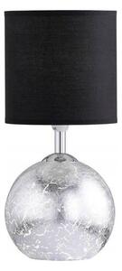 Wofi 8149.02.70.6010 - Lampă de masă CARMEN 1xE14/40W/230V neagră/argintie