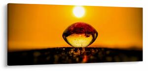 Tablou - Picături din sticlă (120x50 cm)
