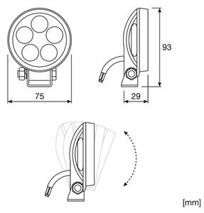 OSRAM - set 2x spot LED pentru autoturism LEDRIVING WL VX70-SP LED/8W/12/24V