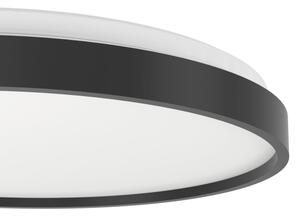 Eglo 300692 - Plafonieră LED RGBW MOZONCILLO-Z, 28,3 W, 230 V, neagră + telecomandă