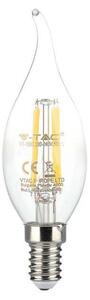 Bec LED Filament E14/4W/230V 3000K