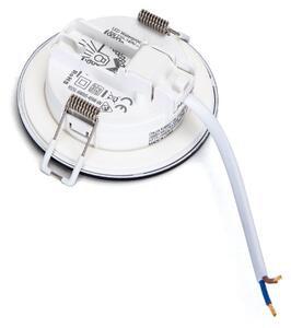 Brilagi - Plafonieră încastrată LED pentru baie, 4,8W, 230V, 3000K, negru, IP65