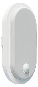 Aplica de exterior LED cu senzor OVAL LED/10W/230V IP65 alb