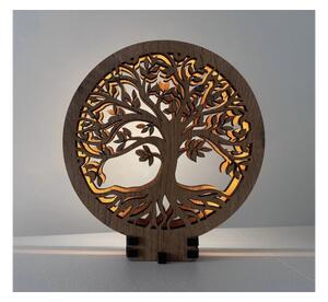 Li-Go 23577/DUB2 - Lampă de masă decorativă LED, cu intensitate reglabilă, LED/12W/230V, 20x22 cm, stejar