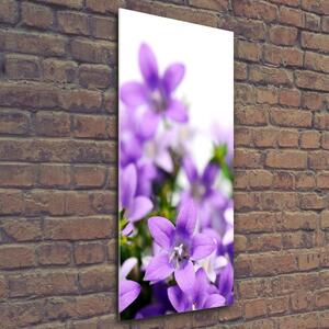 Fotografie imprimată pe sticlă clopote violet