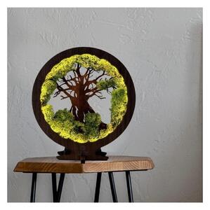 Li-Go 23604/DUB2 - Lampă de masă LED reglabilă, decorativă, 12W, 230V, 20x22 cm, stejar