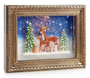 Decorațiune LED de Crăciun Markslöjd 705555 REINHARD LED/0,06W/4xAA.alb cald/bronz