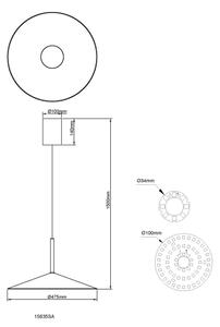 Globo 15635SA - Lustră LED suspendată pe cablu LAMPONE LED/18W/230V 4000K bej