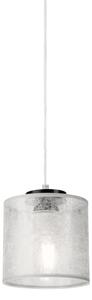 Pendul pe cablu ROSA 1xE27/60W/230V negru/gri
