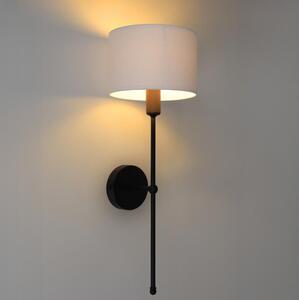 Aplica de perete MADELA 1xE14/40W/230V alb/negru