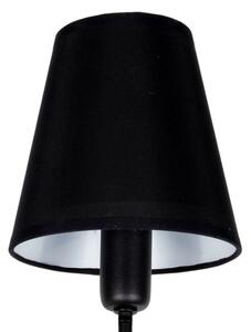 Lustră pe tijă MADELA, 5xE14/40W/230V, negru