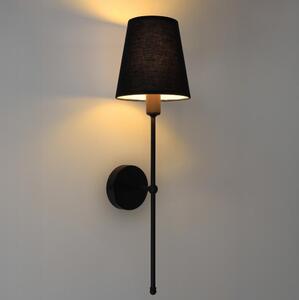 Aplica de perete MADELA 1xE14/40W/230V neagră