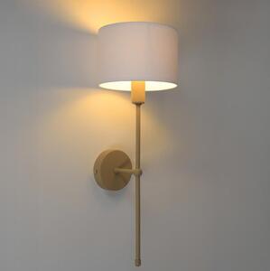 Aplica de perete MADELA 1xE14/40W/230V alb/bej