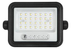 Proiector solar LED reglabil, 50W, 3,2V, IP65, 3800 mAh, negru, cu telecomandă