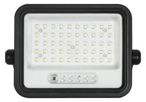 Proiector solar LED cu dimmer, 100W, 3,2V, IP65, 5000 mAh, negru + telecomandă