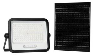 Proiector solar LED dimabil LED/300W/3,2V IP65 15000 mAh negru + telecomandă