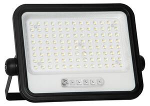 Proiector solar LED reglabil 200W 3,2V IP65 10000 mAh, negru, cu telecomandă