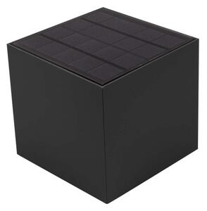 Aplica solară de perete LED cu senzor, 9W, 5V, IP65, 2600 mAh, antracit