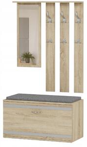 Set mobilier hol Vitilla (stejar sonoma) (cu oglindă). Promo -19%. 1151896
