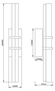 Zuma Line 003064-034736 - Lampă de perete LED IGGLY LED/8W/230V aurie