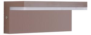 Brilagi - Aplica de perete LED pentru exterior TESSI, 10W/230V, maro, IP54