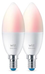 SET 2x bec LED RGBW dimabil WiZ C37 E14/4,9W/230V 2200-6500K Wi-Fi
