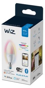 Bec LED RGBW dimabil C37 E14/4,9W/230V 2200-6500K CRI 90 Wi-Fi WiZ