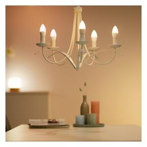Bec LED RGBW dimabil C37 E14/4,9W/230V 2200-6500K CRI 90 Wi-Fi WiZ