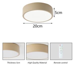 Brilagi - Corp de iluminat LED dimmabil POOL LED/18W/230V 3000-6000K 20 cm bej + telecomandă