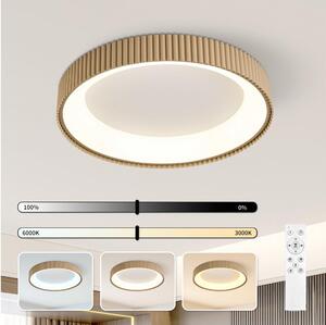 Brilagi - Plafonieră LED dimabilă FALCON MODERN, 54W, 230V, 60 cm, bej + telecomandă
