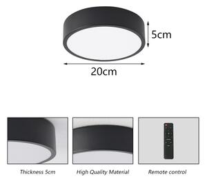 Brilagi - Lampă LED dimabilă pentru piscină POOL LED/18W/230V 3000-6000K 20 cm negru + telecomandă