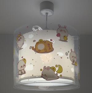 Dalber 41762E - Lustră pentru copii KAWAII FRIENDS 1xE27/15W/230V gri
