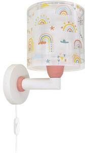 Dalber 41199 - Lampă de perete pentru copii RAINBOW, 1xE27/15W/230V, multicoloră