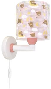 Dalber 41579S - Aplică de perete pentru copii BABY TEDDY, 1xE27/15W/230V, roz