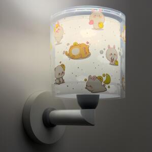 Dalber 41769E - Aplica de perete pentru copii KAWAII FRIENDS 1xE27/15W/230V gri
